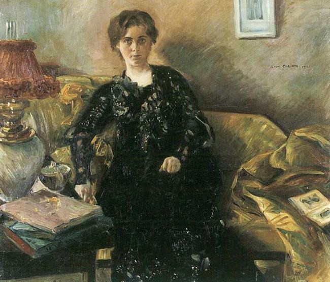 Lovis Corinth Portrat Frau Korfiz Holm oil painting image